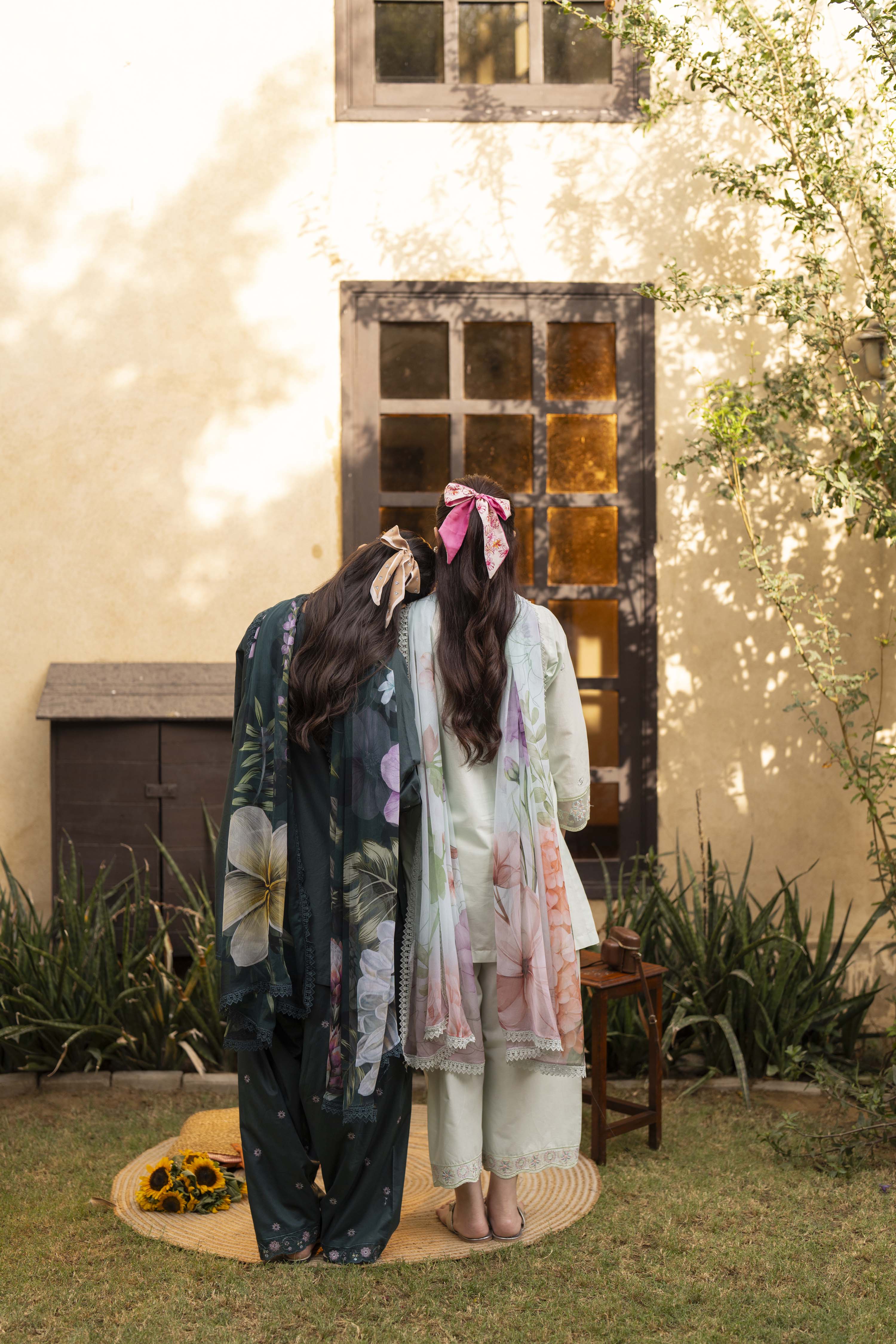 Aleya Embroidered Cotton Stitched 3 Piece Suit | Rosh Creations