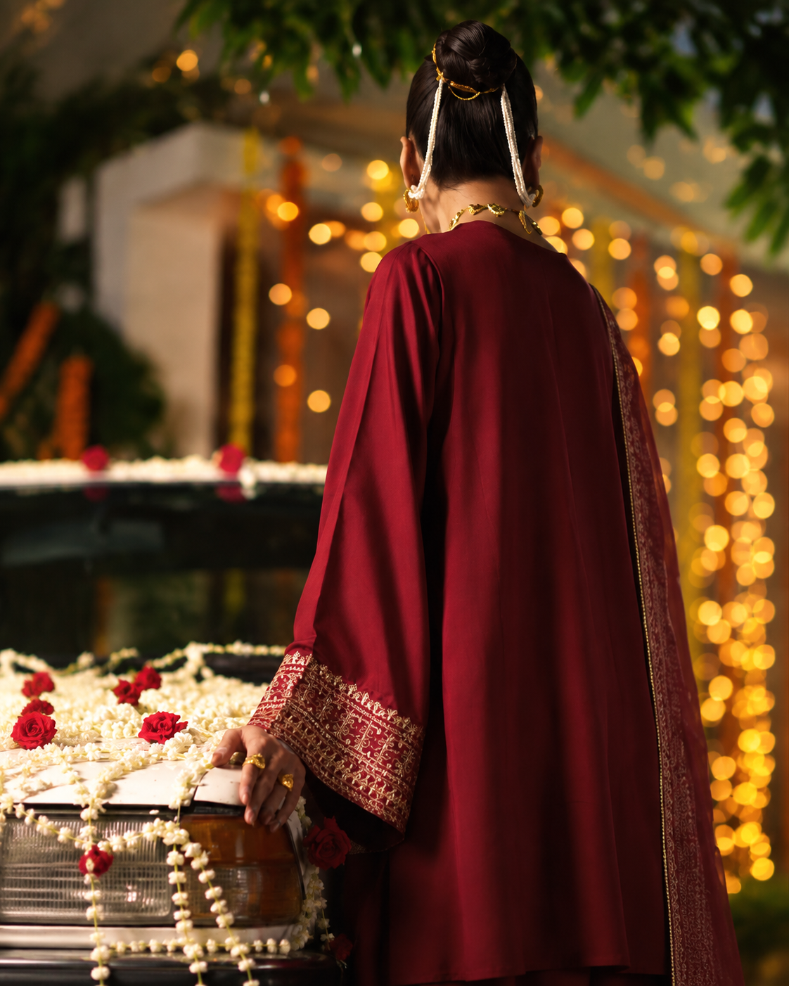 Waqar-e-Surkh Maroon Embroidered Pakistani Suit | Luxury Wedding Festive Wear