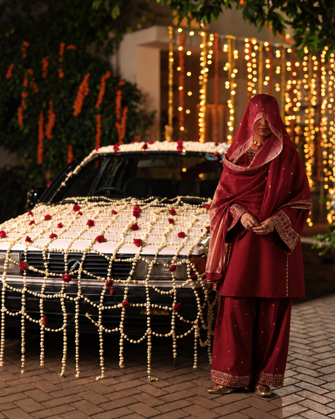 Waqar-e-Surkh Maroon Embroidered Pakistani Suit | Luxury Wedding Festive Wear