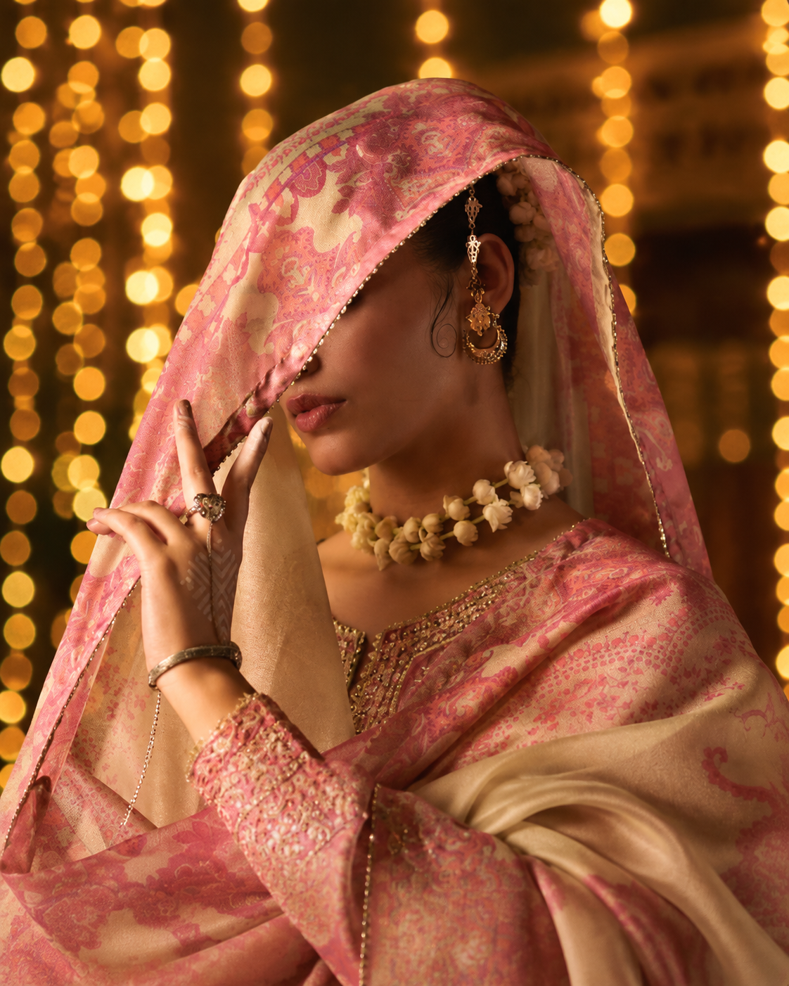 Zar Gul Blush Pink Embroidered Pakistani Suit | Luxury Festive Wedding Wear